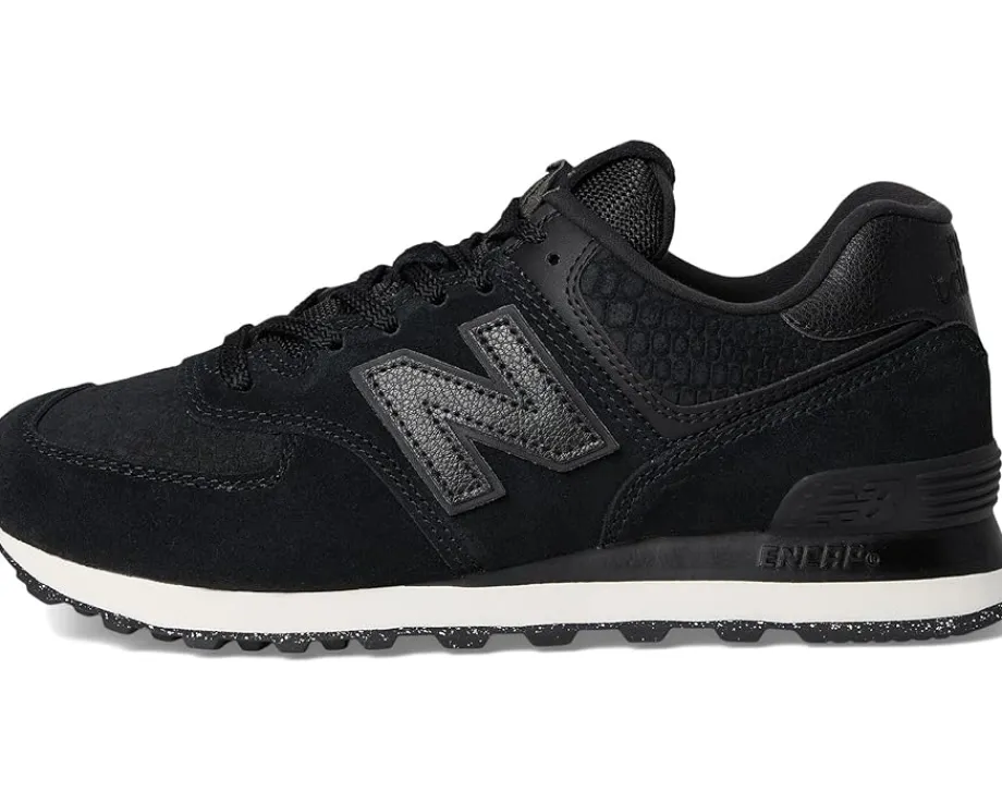 New Balance Classics 574 Black/Metallic Black New