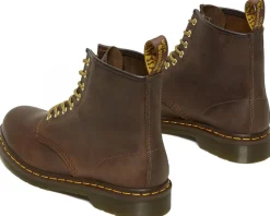 Dr. Martens 1460 Crazy Horse Leather Boots Brown Crazy Horse