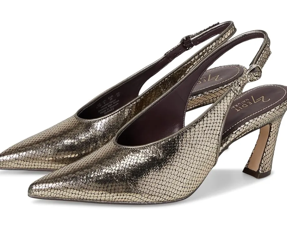 Naturalizer 27 Edit Elaine Pewter Snake Print Leather Best