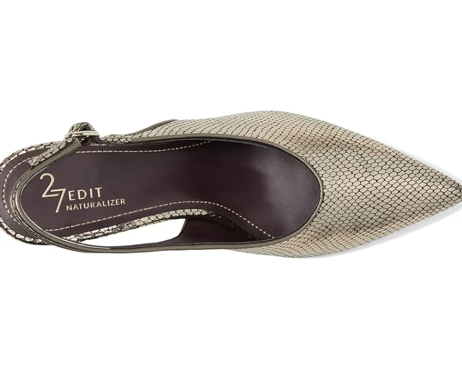 Naturalizer 27 Edit Elaine Pewter Snake Print Leather Best
