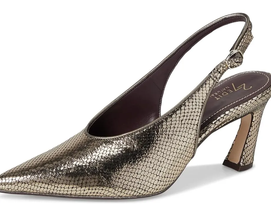 Naturalizer 27 Edit Elaine Pewter Snake Print Leather Best