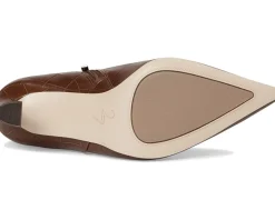 Naturalizer 27 Edit Elena Bootie Caramel Brown Croco Leather Online