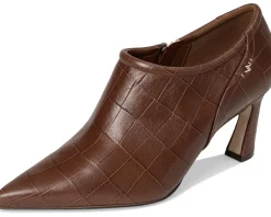 Naturalizer 27 Edit Elena Bootie Caramel Brown Croco Leather Online
