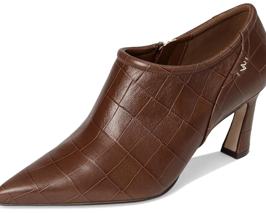 Naturalizer 27 Edit Elena Bootie Caramel Brown Croco Leather Online
