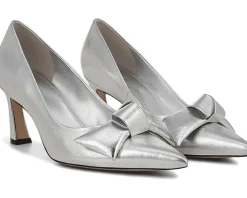 Naturalizer 27 Edit Emery-Bow Silver Leather Hot