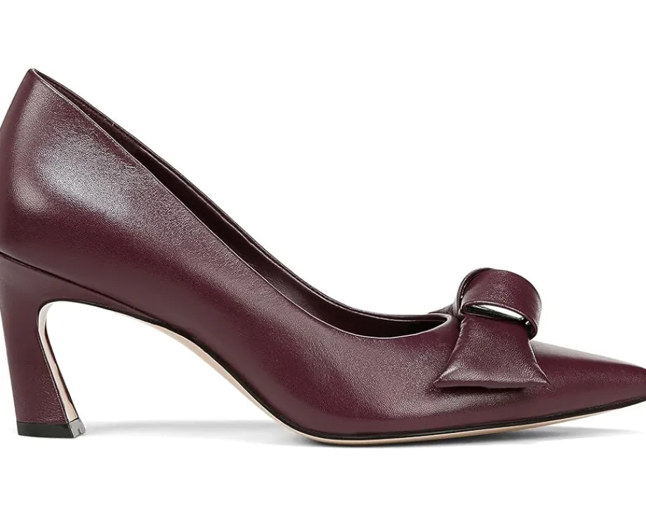 Naturalizer 27 Edit Emery-Bow Deep Plum Purple Leather