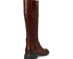 Naturalizer 27 Edit Oslo Narrow Calf Riding Boots Rich Cognac Brown Leather Online