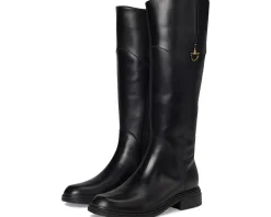 Naturalizer 27 Edit Oslo Riding Boots Black Leather Clearance