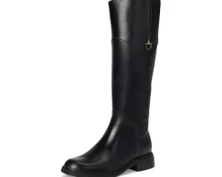 Naturalizer 27 Edit Oslo Riding Boots Black Leather Clearance