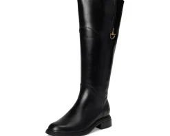 Naturalizer 27 Edit Oslo Wide Calf Riding Boots Black Leather Best