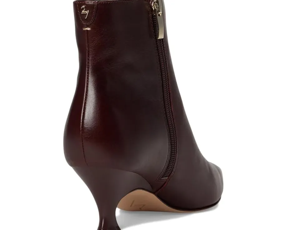 Naturalizer 27 Edit Patrese Ankle Bootie Wine Red Leather Hot
