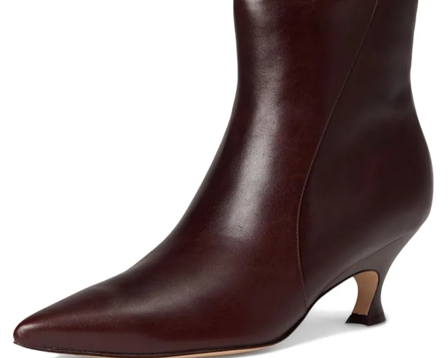 Naturalizer 27 Edit Patrese Ankle Bootie Wine Red Leather Hot