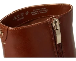 Naturalizer 27 Edit Patrese Ankle Bootie Caramel Brown Leather Online