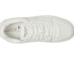 Kate Spade New York 93 Kicks Low Top Lace Up Sneaker True White Hot