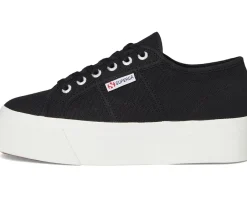 Superga 2790 Platform Black/F White New