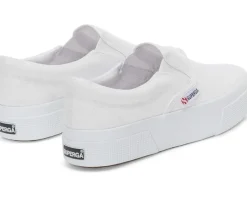 Superga 2740 Platform Slip On White