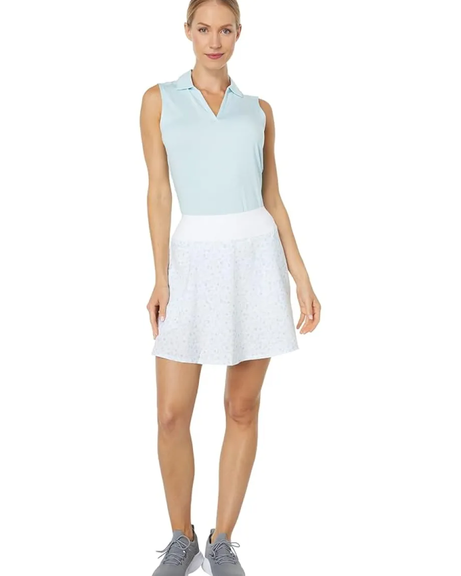 Women PUMA Golf 16" Powershape Fancy Plants Skirt