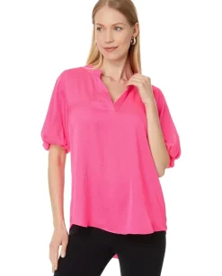 Women Vince Camuto 1/4 Puff Sleeve Blouse