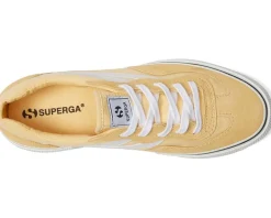 Superga 3041 Revolley Color-Block Platform Yellow Light/White Outlet