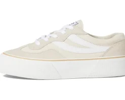 Superga 3041 Revolley Color-Block Platform Beige Light/Full White