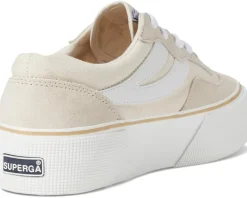 Superga 3041 Revolley Color-Block Platform Beige Light/Full White