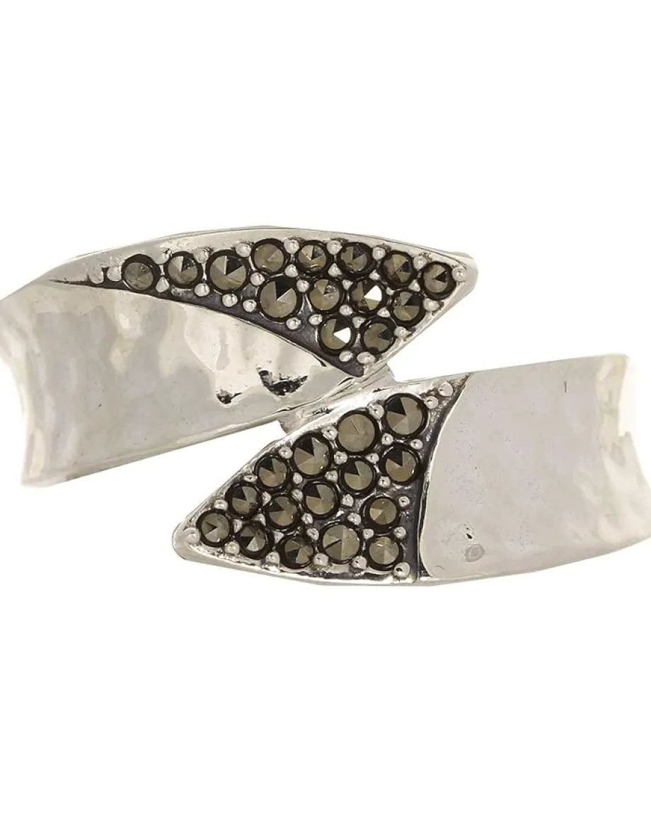 Women Judith Jack 60282140 Silver Rain Ring