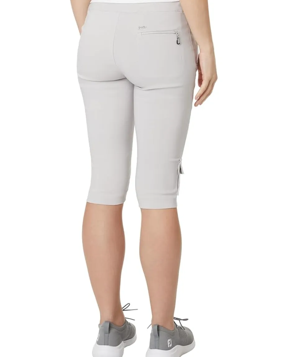 Jamie Sadock 24.5" Skinnylicious Knee Capris Mercury New