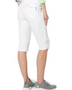 Jamie Sadock 24.5" Skinnylicious Knee Capris Pure White Best