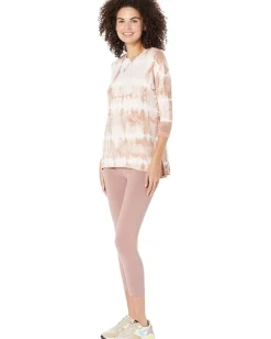 Women Hard Tail 3/4 Sleeve Slouchy Luxe Tee