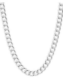 Lauren Ralph Lauren 18" Small Curb Chain w/Medallion & Key Charms Necklace Silver Best