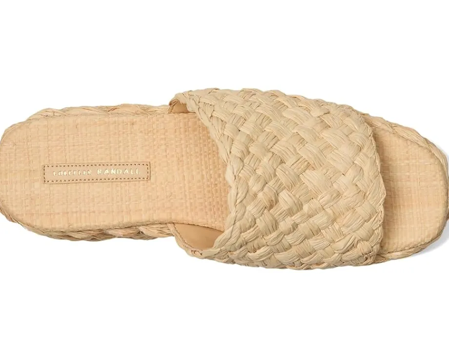 Loeffler Randall Aaron Platform Raffia Mule Natural Best