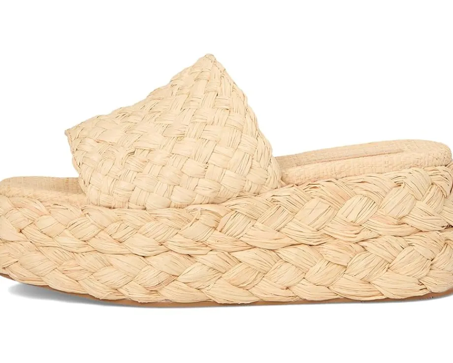 Loeffler Randall Aaron Platform Raffia Mule Natural Best