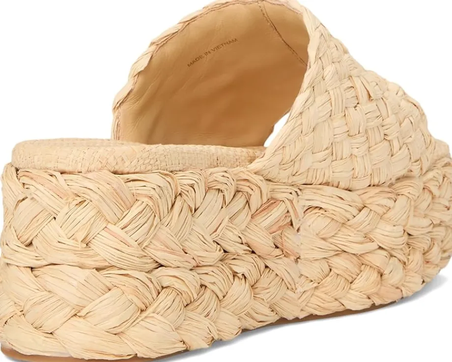 Loeffler Randall Aaron Platform Raffia Mule Natural Best