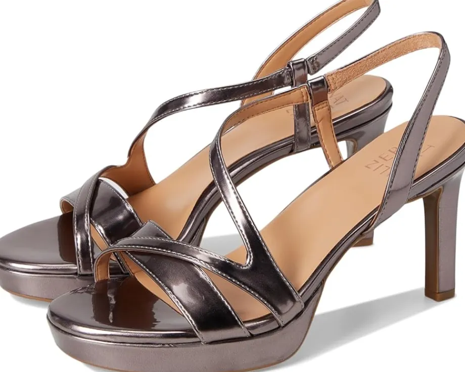 Naturalizer Abby Dress Sandals Turtle Dove Grey Sale