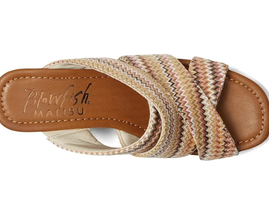 Blowfish Malibu Abi Multi Zigzag Faux Raffia Hot