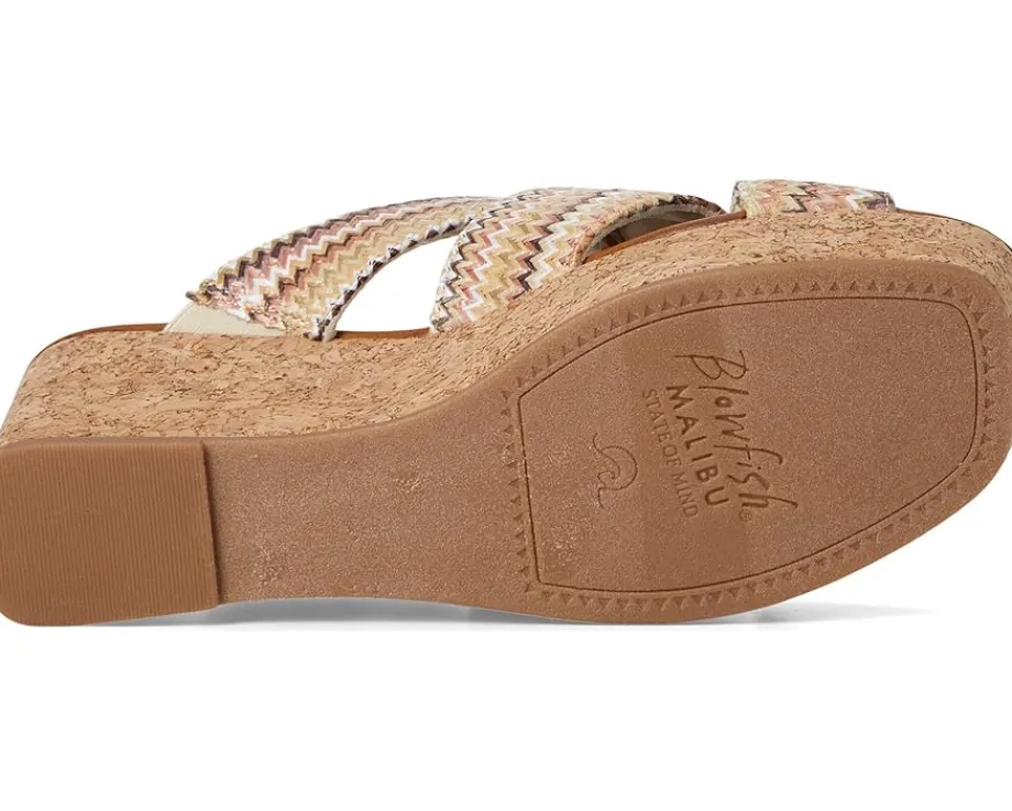 Blowfish Malibu Abi Multi Zigzag Faux Raffia Hot