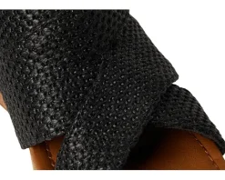 Blowfish Malibu Abi Black Faux Raffia Clearance