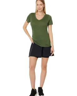 Women Smartwool Active Ultralite V-Neck Short Sleeve