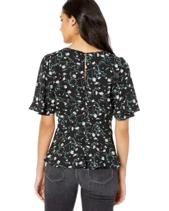 Women Adelyn Rae Addison Woven Blouse