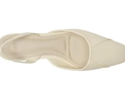 Franco Sarto A-debbie Slingback Shoes Cream White Hot