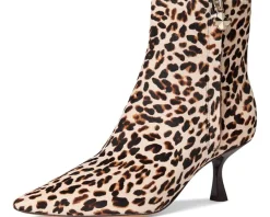 Kate Spade New York Adele Downtown Leopard Haircalf Bootie Cashew Milk Multi Sale