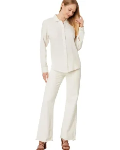 Splendid Adele Top White Sand Best