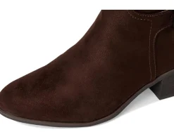 Dr. Scholl's Adeline Zip Tall Boots Dark Umber Brown New