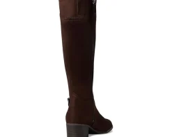 Dr. Scholl's Adeline Zip Tall Boots Dark Umber Brown New