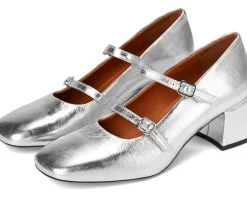 Vagabond Shoemakers Adison Leather Mary Jane Pumps Silver Best