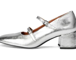 Vagabond Shoemakers Adison Leather Mary Jane Pumps Silver Best