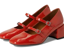 Vagabond Shoemakers Adison Patent Leather Maryjane Heel Flame Red Sale