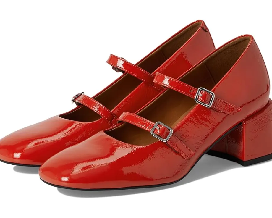Vagabond Shoemakers Adison Patent Leather Maryjane Heel Flame Red Sale