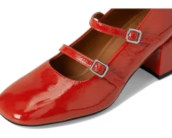 Vagabond Shoemakers Adison Patent Leather Maryjane Heel Flame Red Sale
