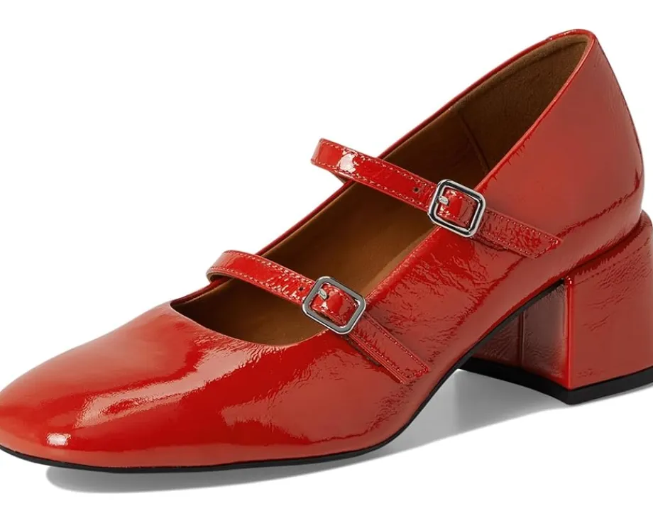 Vagabond Shoemakers Adison Patent Leather Maryjane Heel Flame Red Sale